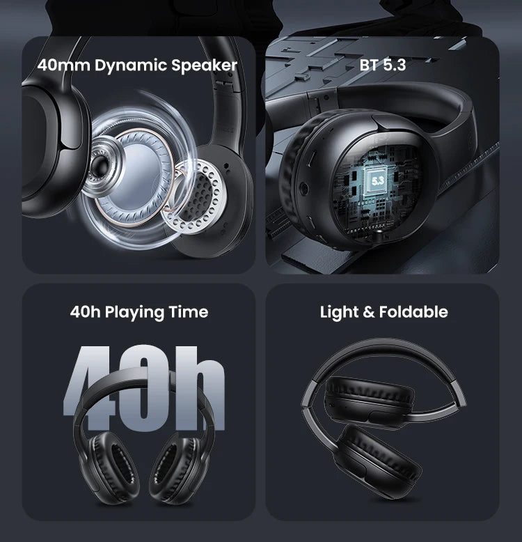 USAMS YH40 TWS Wireless Headphones